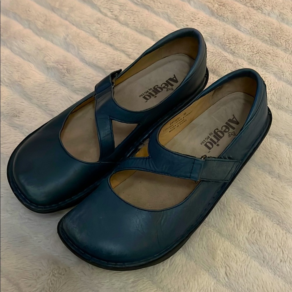 Alegria by PG Lite Nursing Mary Jane Shoes, Size: 39 (US:9), EUC!! Smoky Blue!